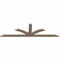 Ekena Millwork Richland Smooth Timber Gable Bracket, Douglas Fir, 72"W x 21"H x 1 1/2"D x 3 1/2"F, 7/12 Pitch GBW072X21X0204RIC00SDF - alternate 5